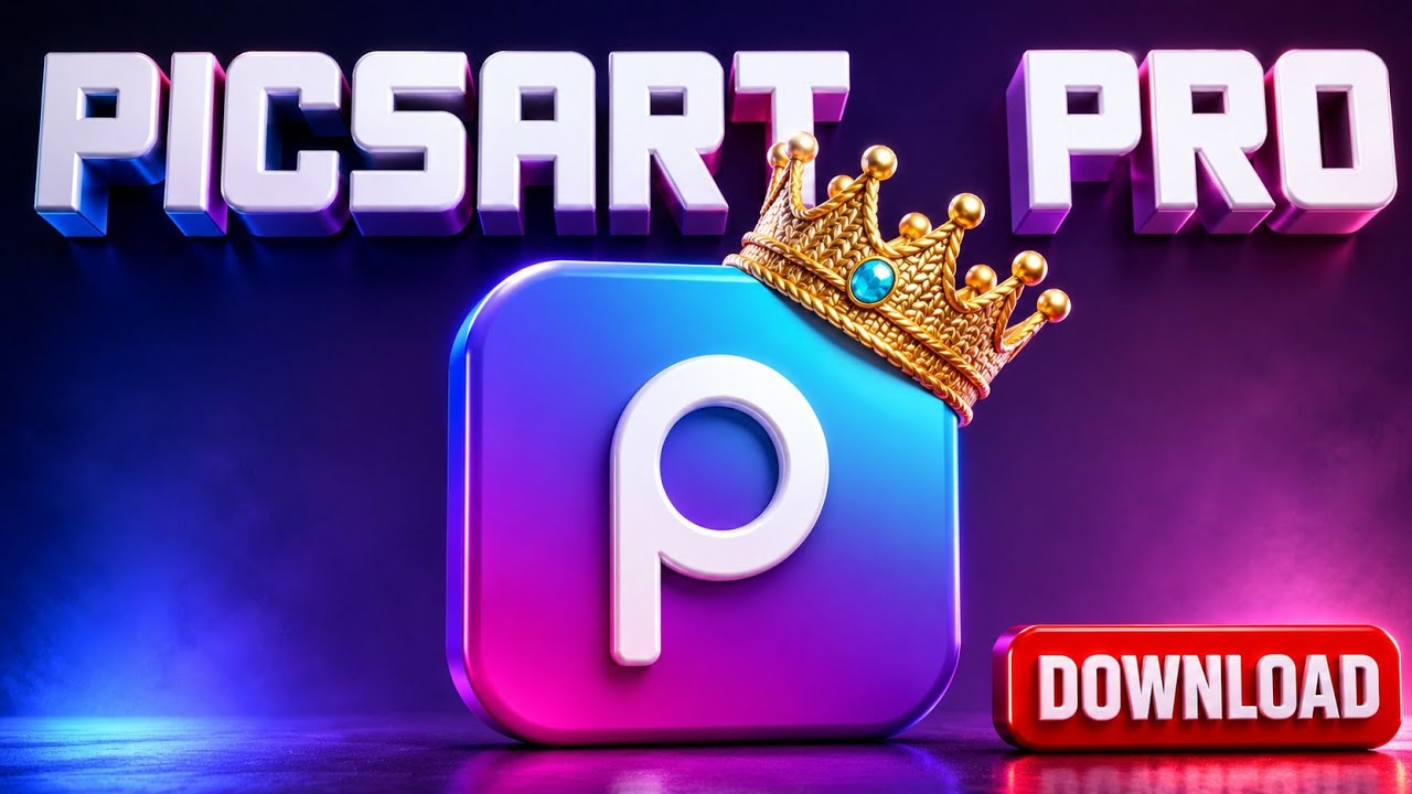 Picsart Mod Apk Gold Unlock Premium Terbaru 2026 || No Password 100% Working