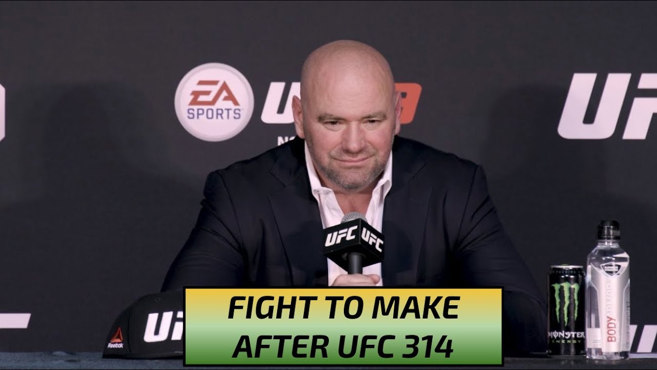 MATCHUPS TO MAKE AFTER UFC 314