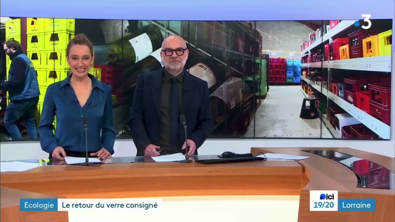 France 3 - 19/20 Lorraine : le retour du verre consigné