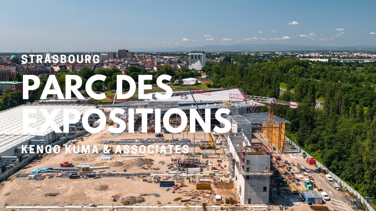 STRASBOURG - Parc des expositions - KENGO KUMA & ASSOCIATES
