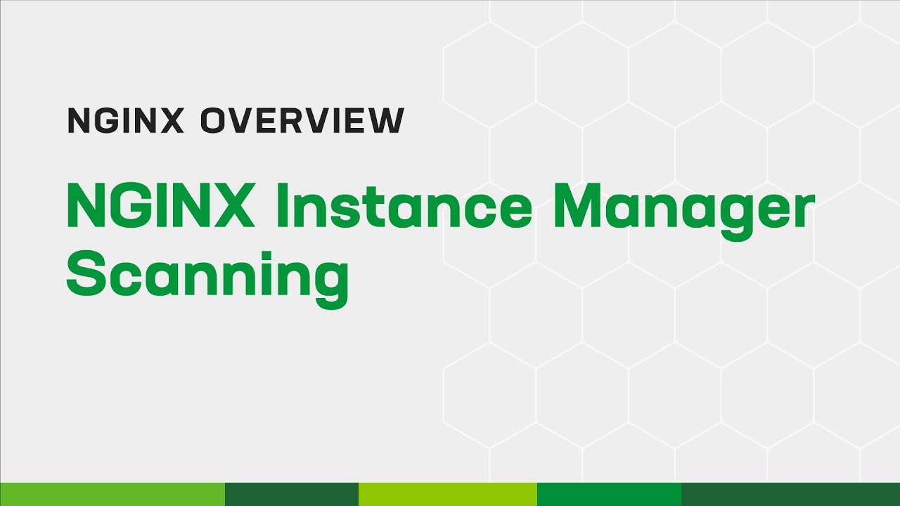 NGINX Instance Manager Scanning