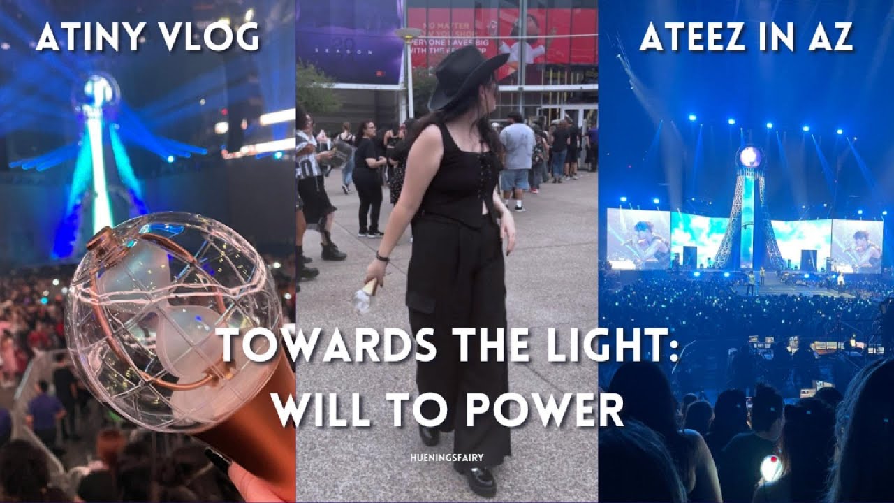 ATINY VLOG - ATEEZ IN PHOENIX (towards the light: will to power)