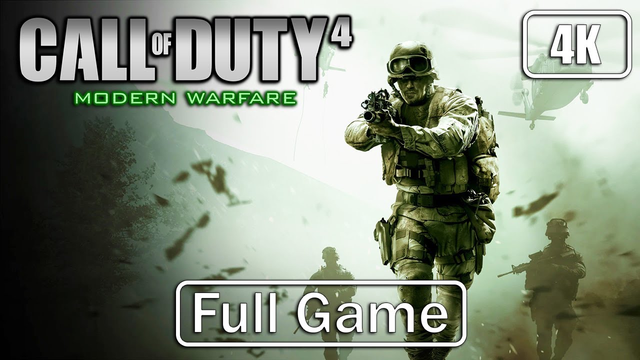 Call of Duty 4: Modern Warfare - Full Game Campaign Longplay Walkthrough 4K 60FPS