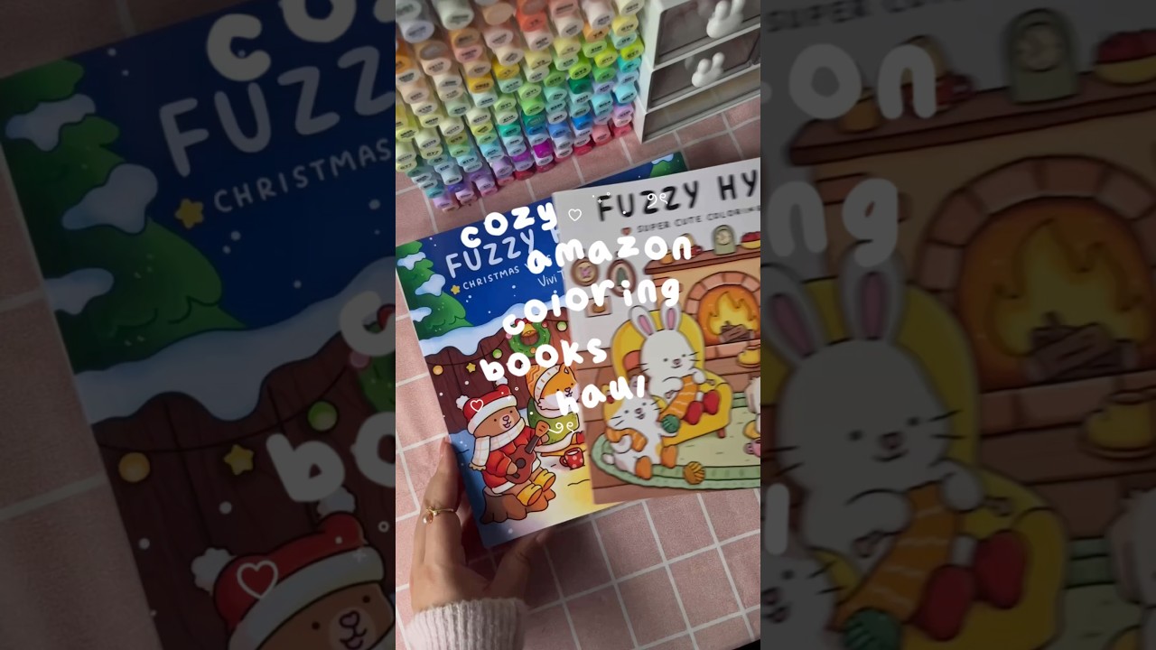 Cozy Coloring Books Haul ASMR | Coco Wyo, Fuzzy Hygge