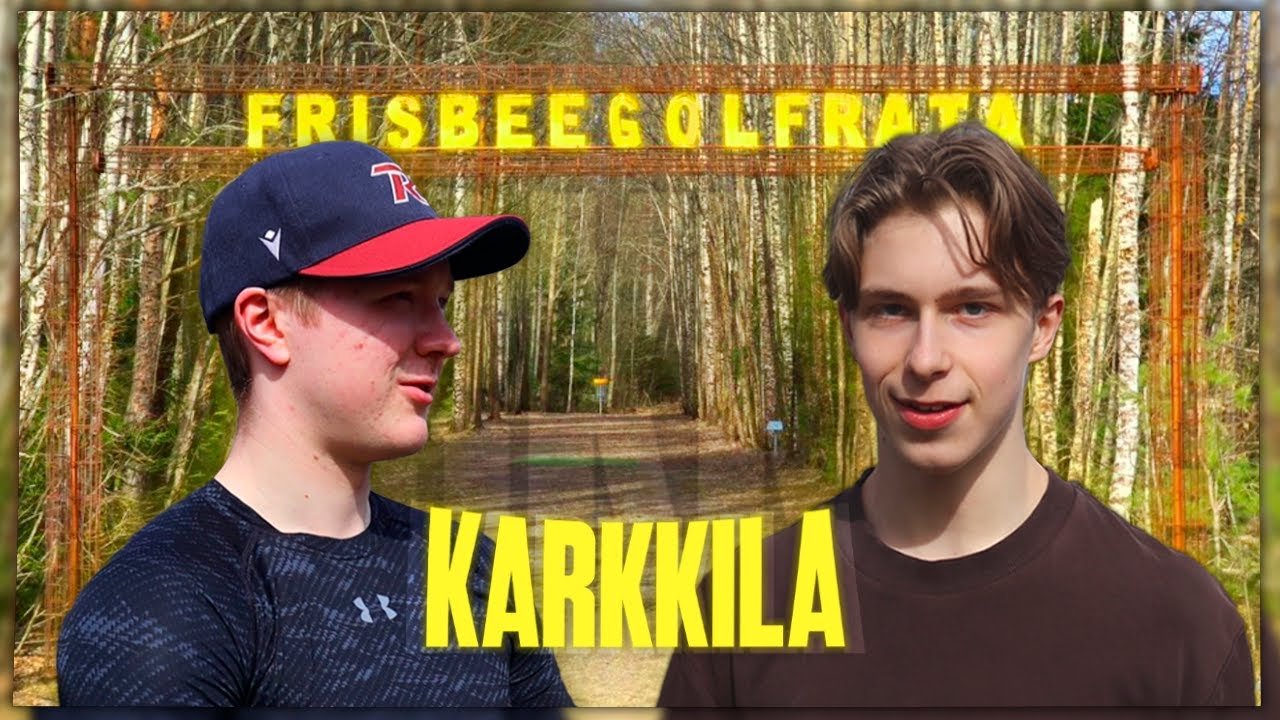 Kierros Elias Luukkosen kanssa Karkkilan frisbeegolfradalla!!