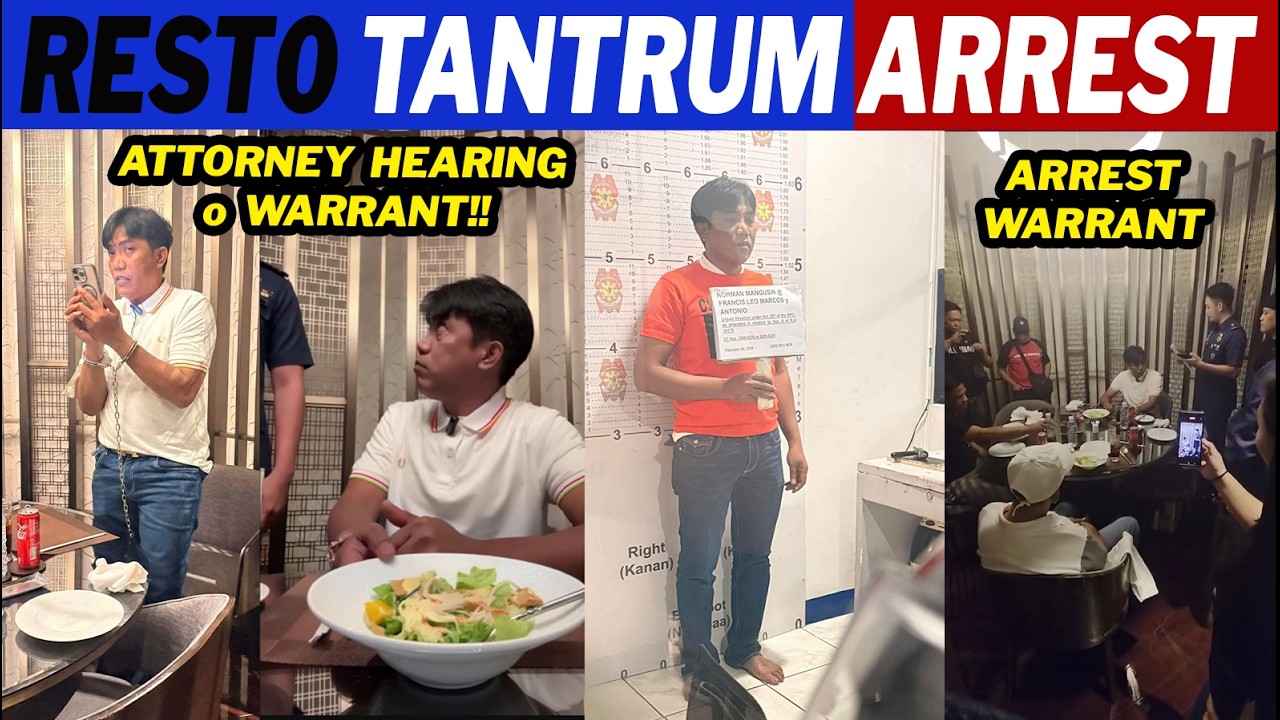 INARESTO si Francis Leo Bagong Tantrums sa Staff Sa Kaso Ni MG! Steak naging HandCuff