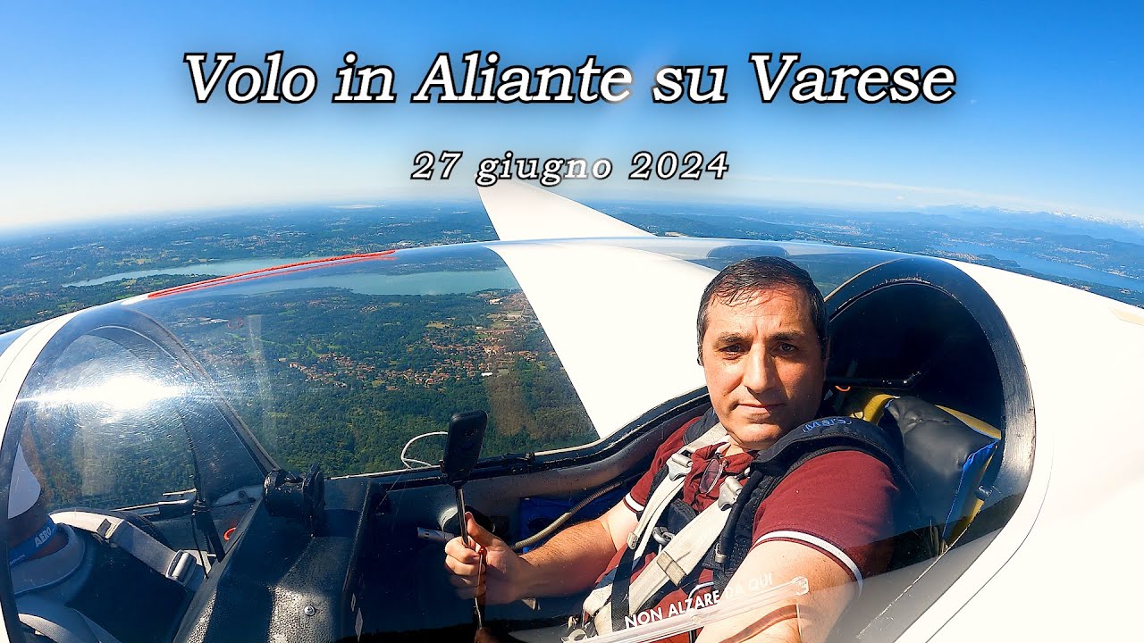 Volo in aliante su Varese- Aero Club ACAO