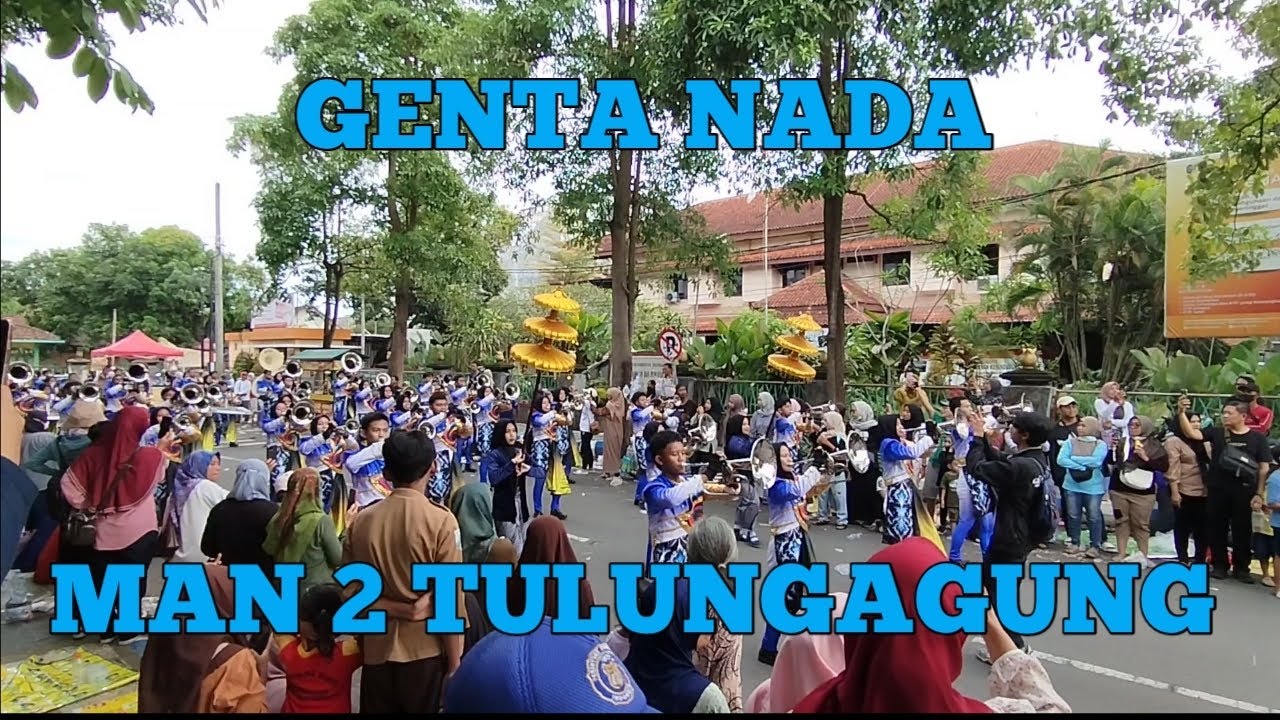 GENTA NADA MAN 2 TULUNGAGUNG | PARADE DRUMBAND HUT KAB.TULUNGAGUNG KE-820 TAHUN 2025
