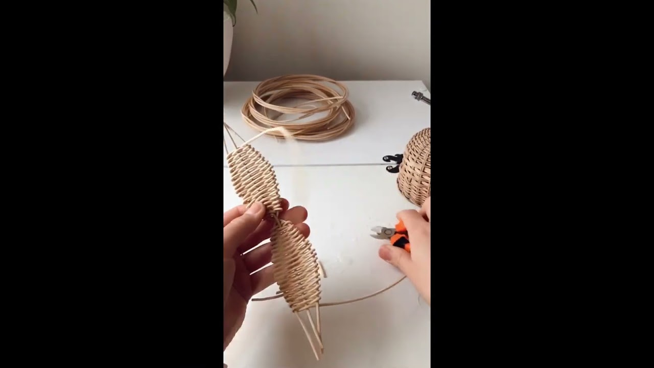 Rattan Fiyonk Yapımı#rattan #rattanfiyonk #rattansepet #rattanbag