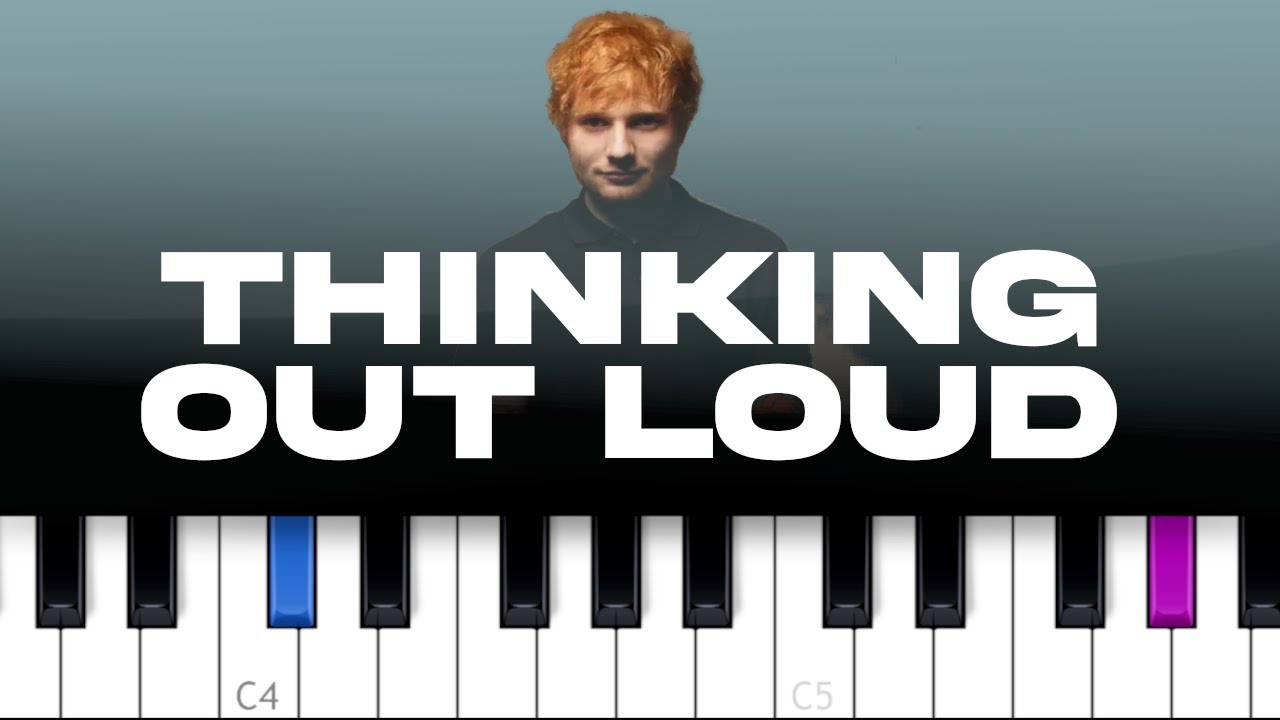 Ed Sheeran - Thinking Out Loud (piano tutorial)