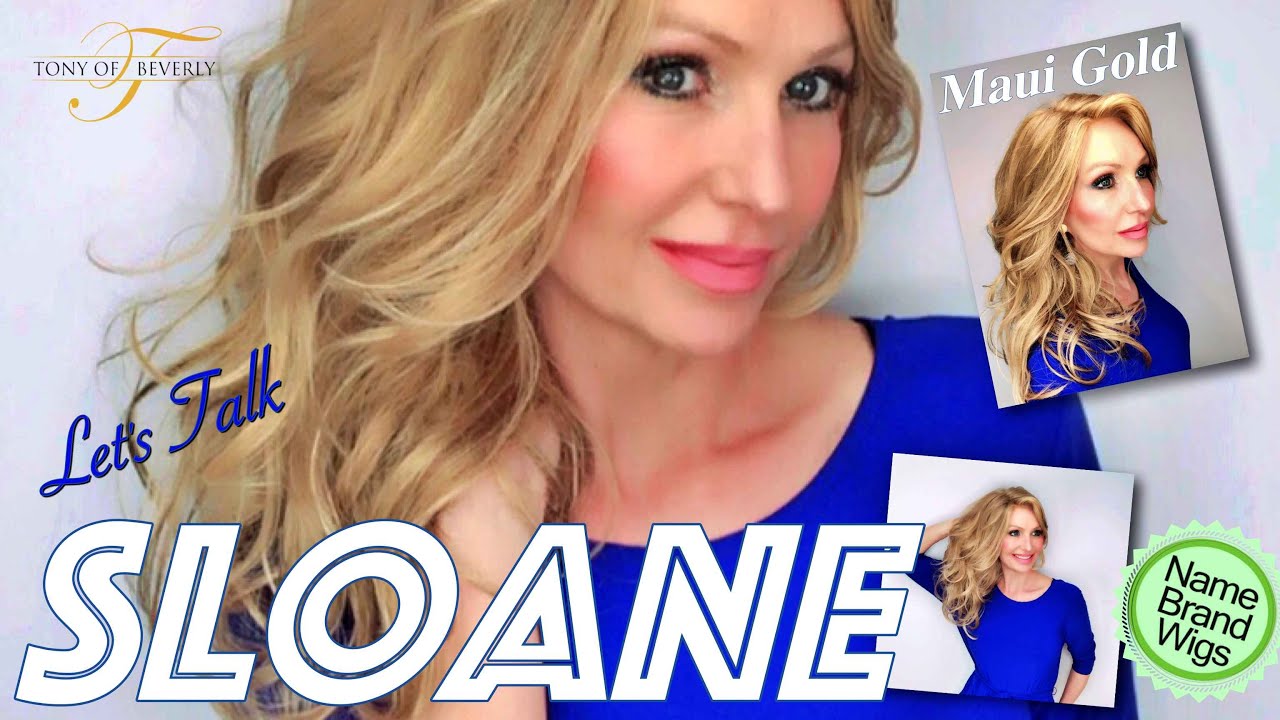 Sloane Wig by Tony of Beverly in the color Maui Gold