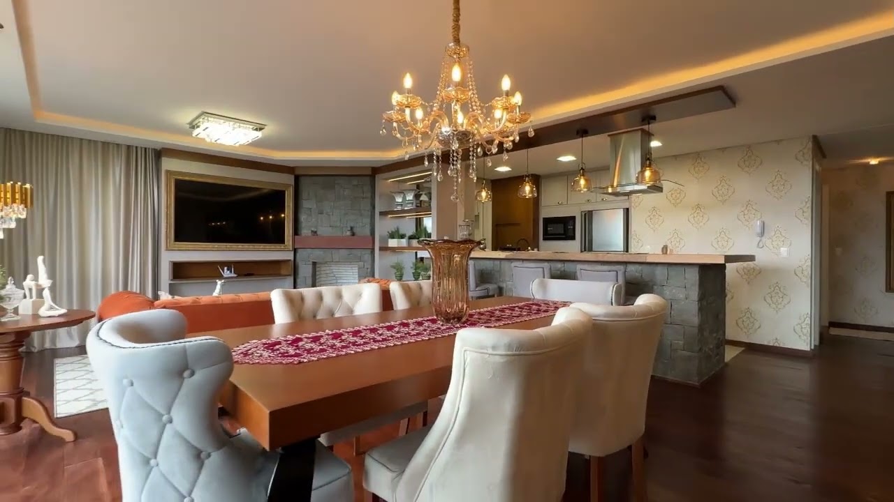 Apartamento de 2 suítes mobiliado, decorado, COM VISTA para venda em Gramado/RS