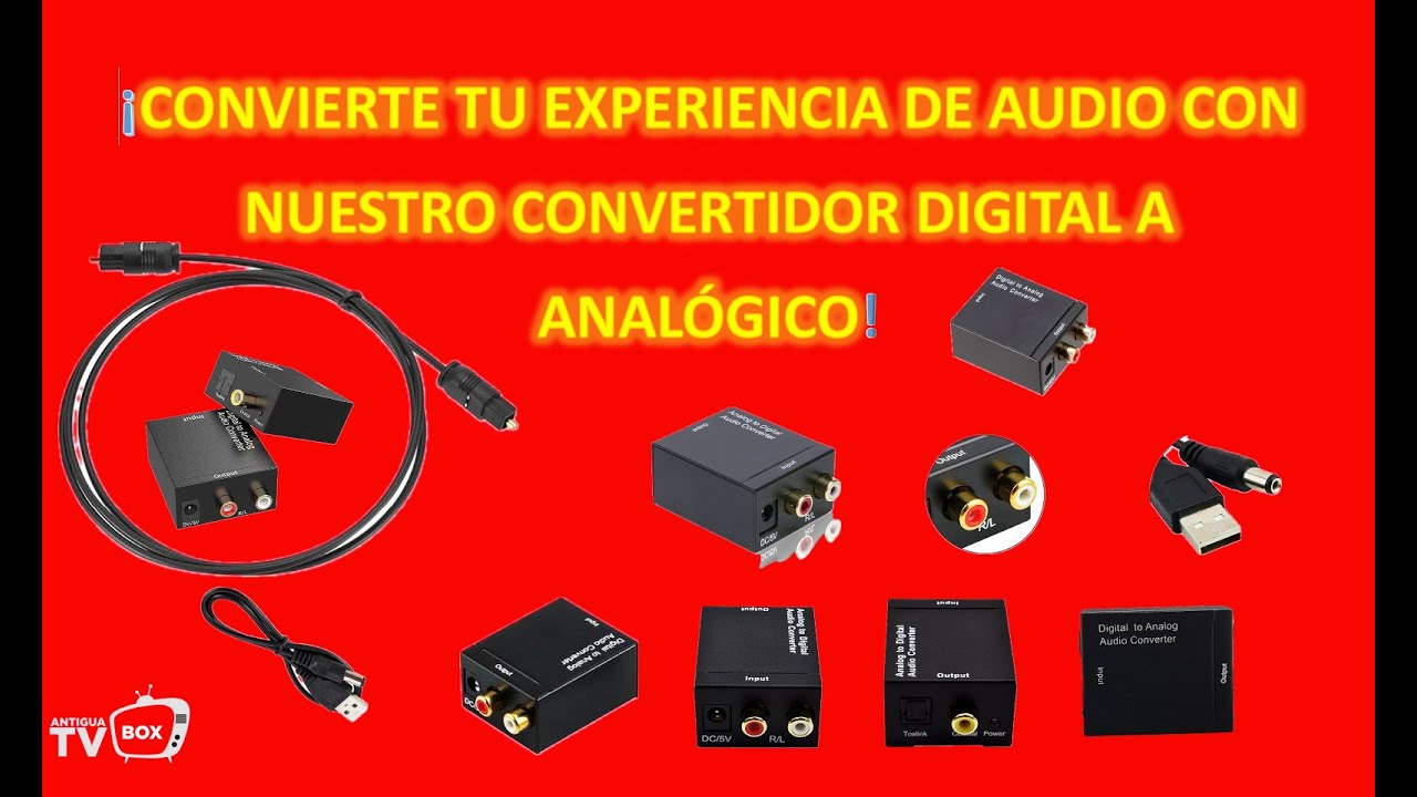 🔊 &iexcl;Convierte tu experiencia de audio con nuestro Convertidor Digital a Anal&oacute;gico! 🎶