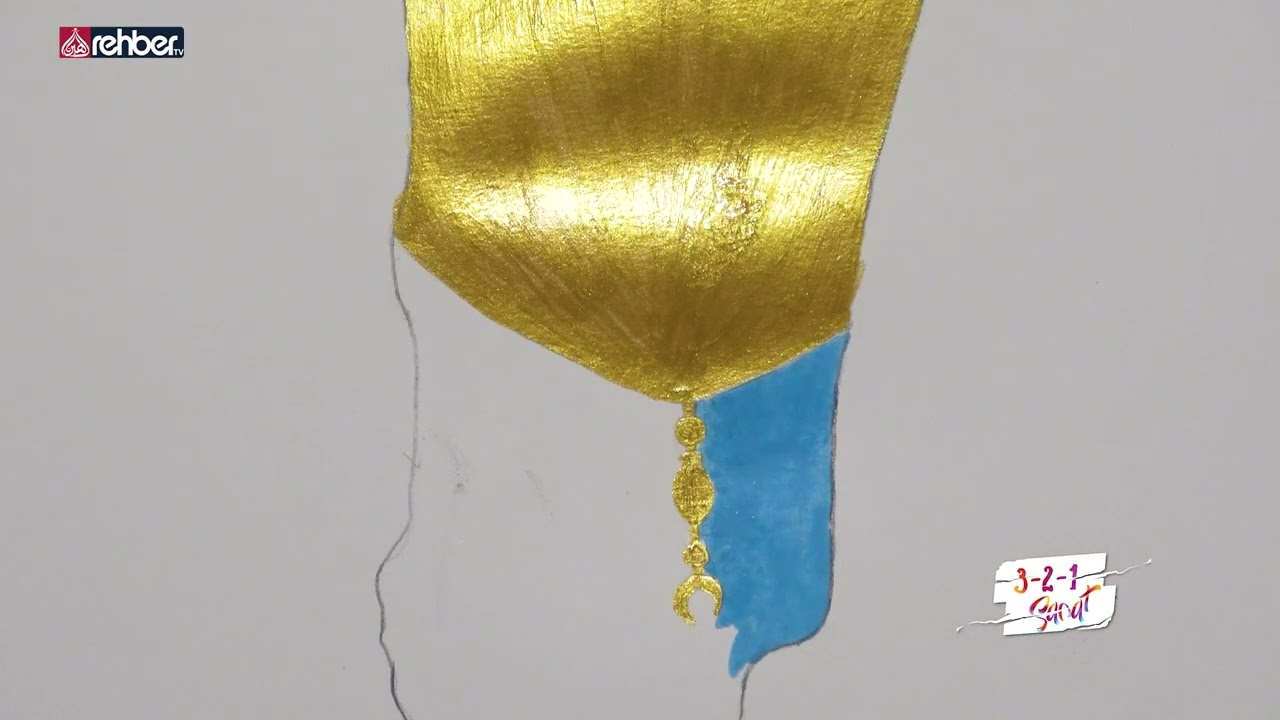 Elif Yağar Aslan ile 3 2 1 Sanat | Kubbet'us Sahra Sulu Boya Çalışması