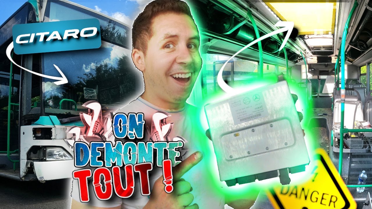 [VLOG] ON DÉMONTE TOTALEMENT de A à Z un BUS CITARO de Paris ! JE T' EXPLIQUE TOUT !