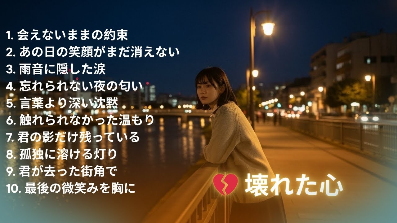 やさしくて懐かしい大人の邦楽ドライブメドレー｜宇多田ヒカル・中森明菜・ZARD 名曲集