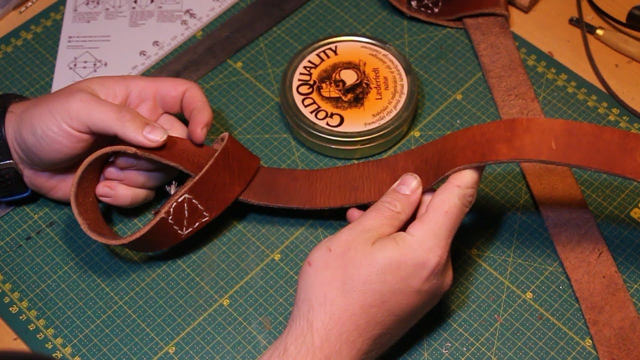 How to make leather straps for deadlifting and training