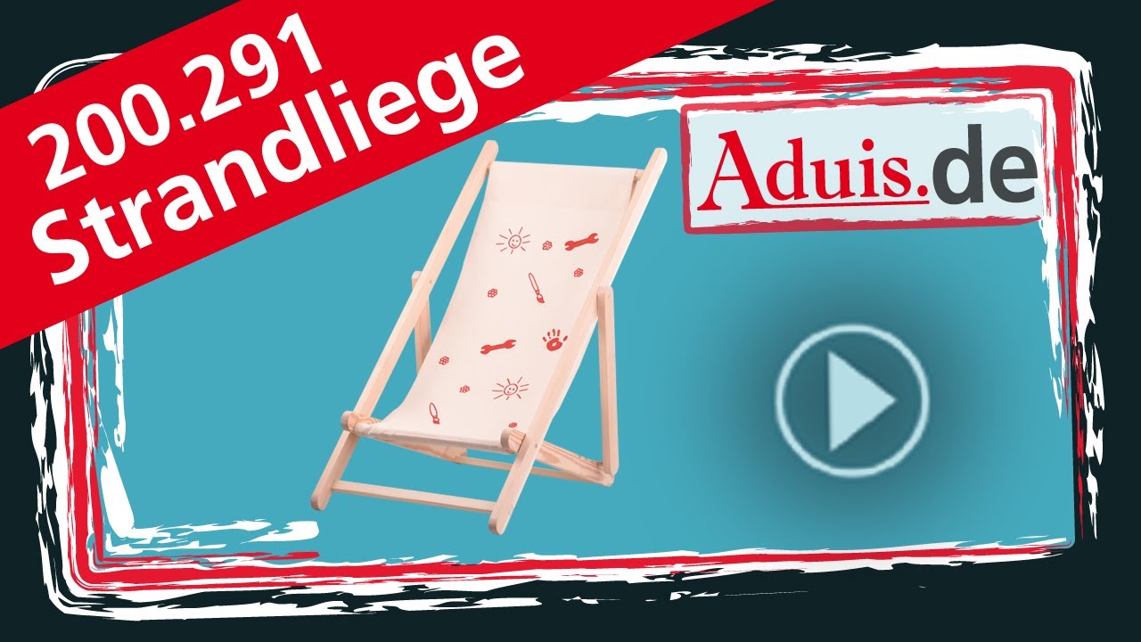 Strandliege zum Selberbauen