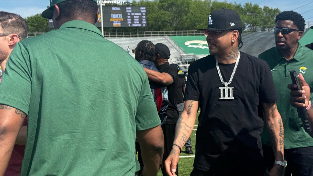 Allen Iverson, Tyrod Taylor and 757 Legends Pull Up on Michael Vick’s First HBCU Spring Game