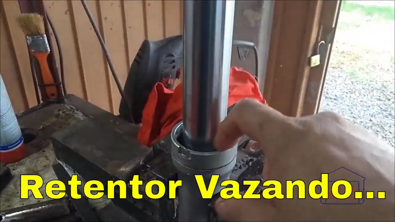 RETENTOR DA BENGALA VAZANDO ? Veja como resolver facilmente esse problema (pt 1)- Yamaha Fazer 250