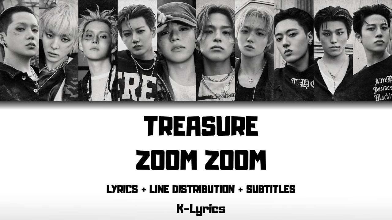 TREASURE - ZOOM ZOOM (Lyrics + Line Distribution + Subtitles)