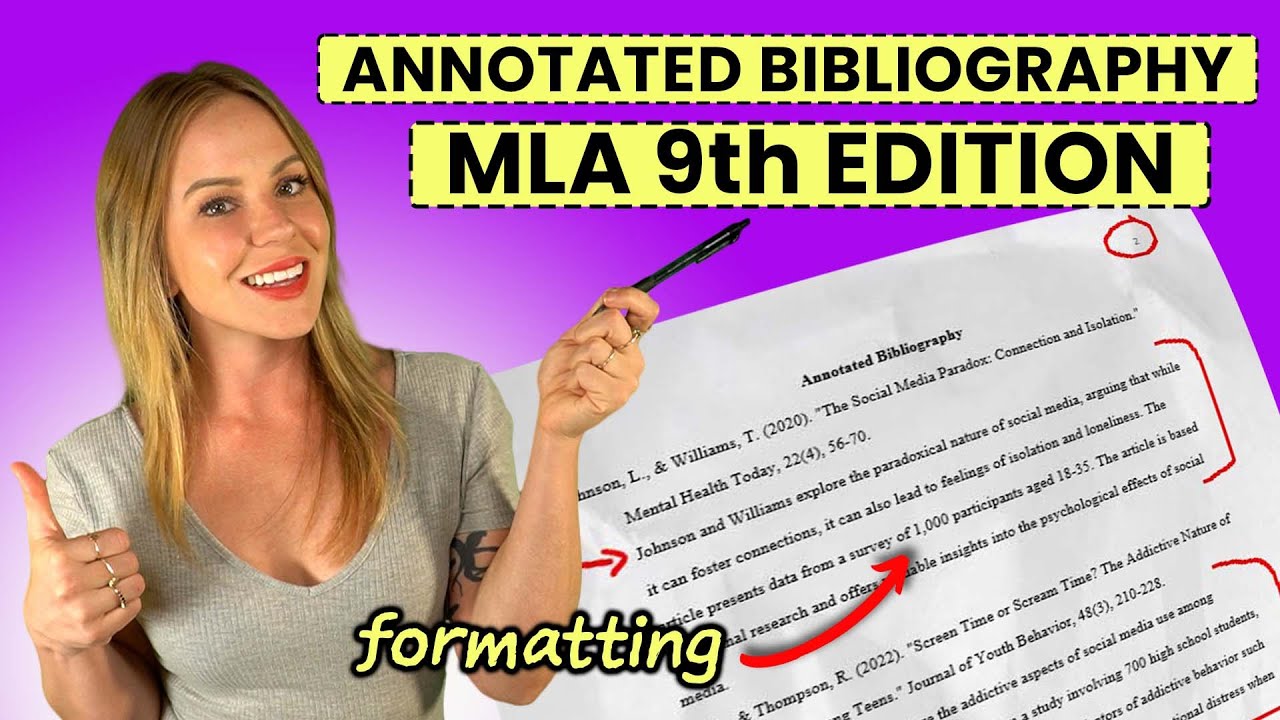 Аннотированная библиография | MLA, 9-е издание | Руководство для начинающих