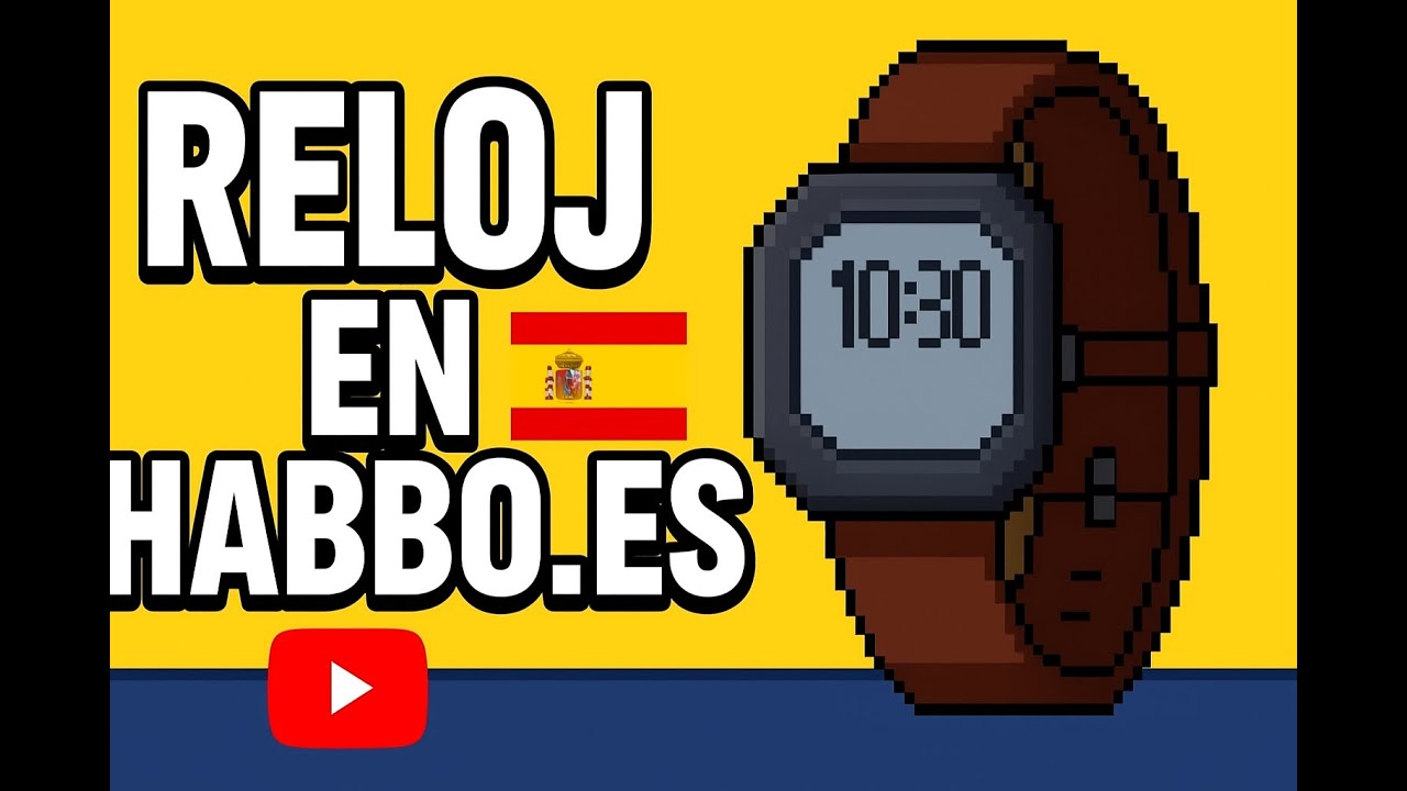 Tutorial | Reloj con hora de espa&ntilde;a con wireds  | Habbo  | 2025
