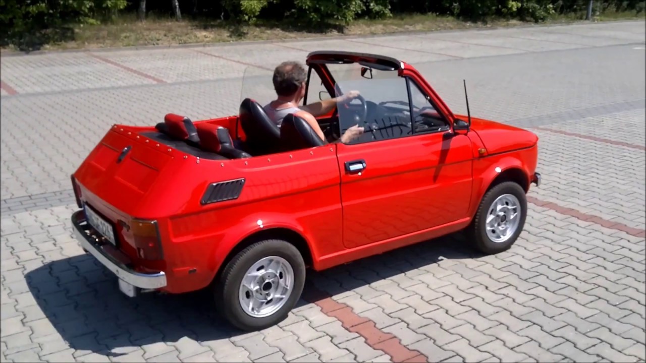 Maluch Fiat 126 Cabrio - Reaktywacja