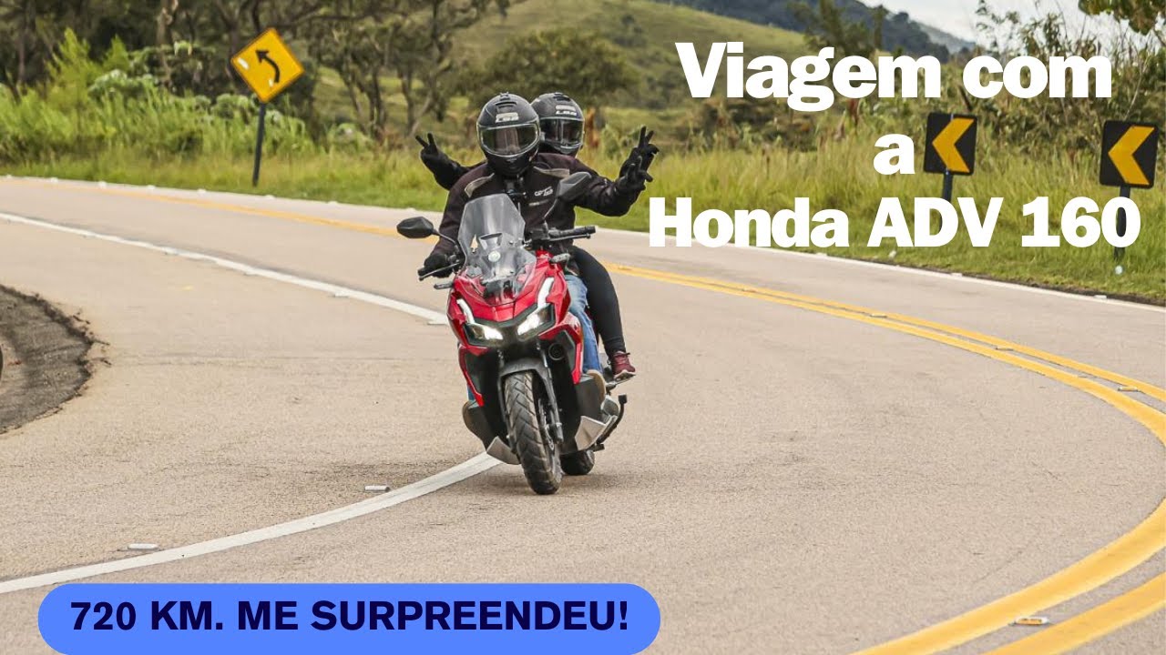 Viagem de Honda ADV 160 me supreendeu! Pontos positivos e negativos da Nova ADV.