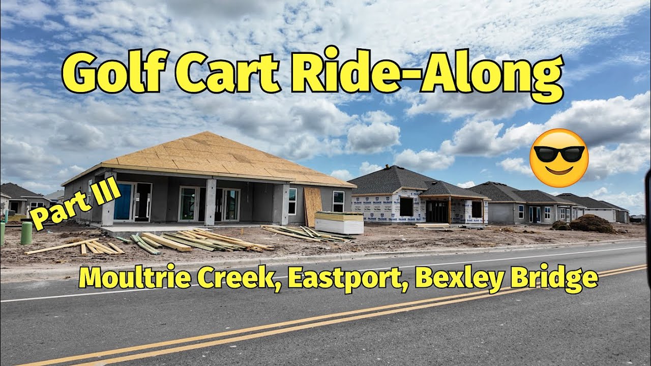 Moultrie Creek plus Eastport Golf Cart Ride-Along in the Villages Florida