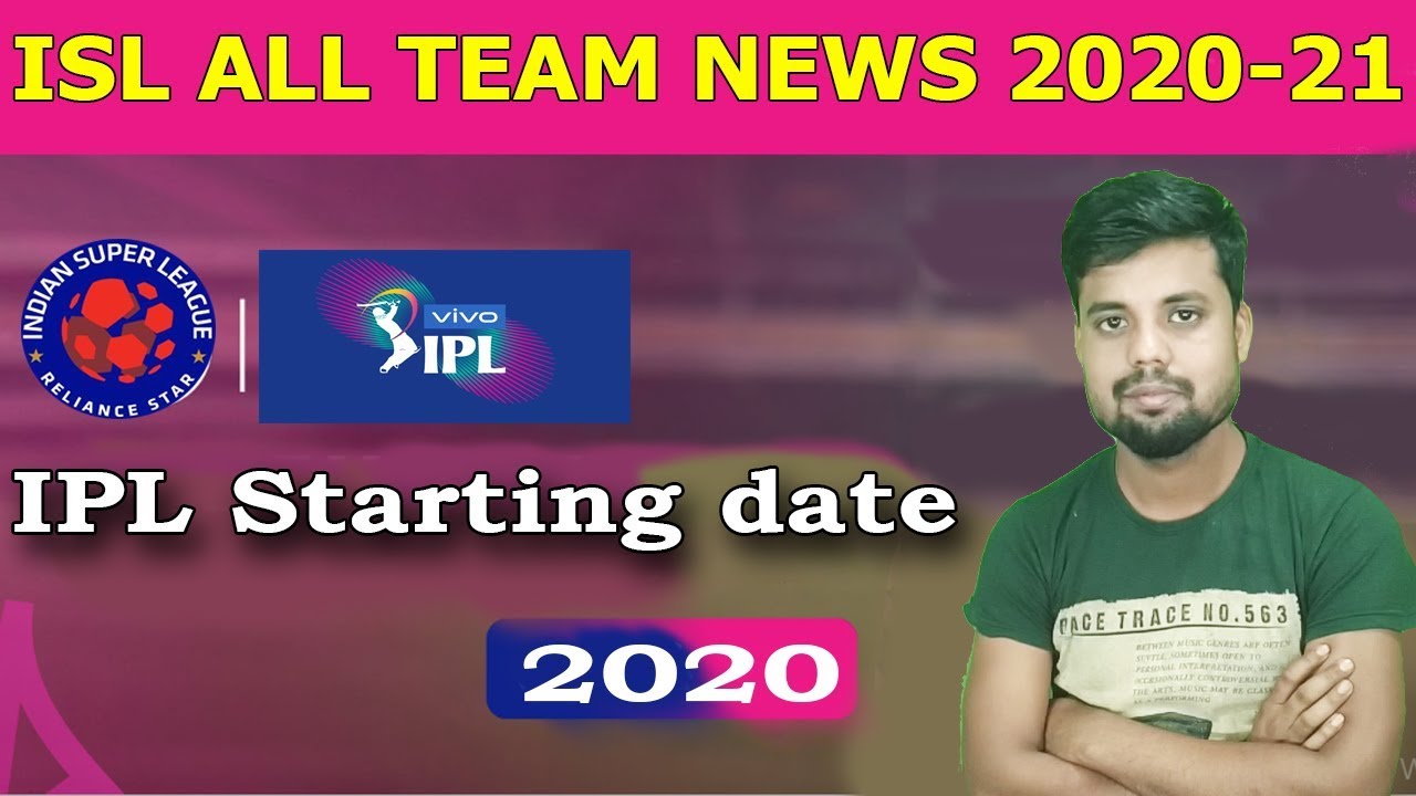 Indian super league all team news 2020-21 | ISL starting date | IPL schedule 2020 || make logo etc