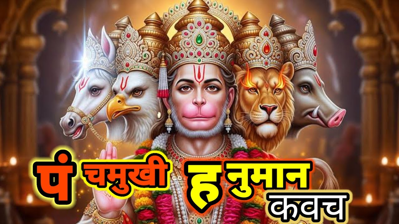 पंचमुखी हनुमान कवच | Mahashaktishali Panchmukhi Hanuman Kavach | हर संकट से रक्षा