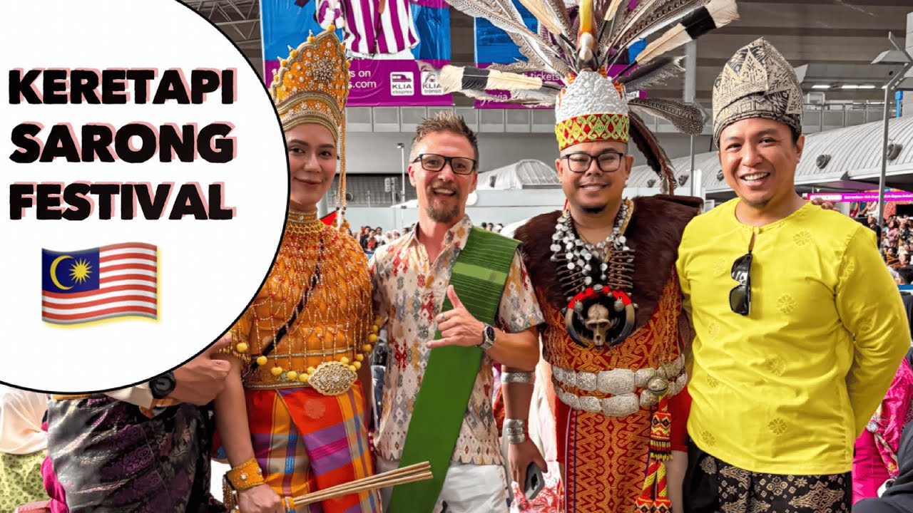 Мой первый раз на фестивале 🇲🇾Керетапи Саронг в Малайзии 🇲🇾🎉