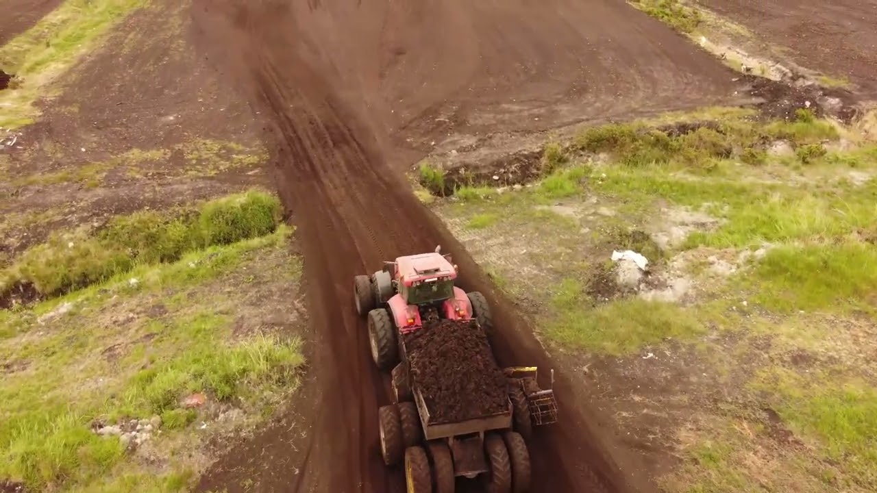 Turf Cutting Ireland Drone 2022