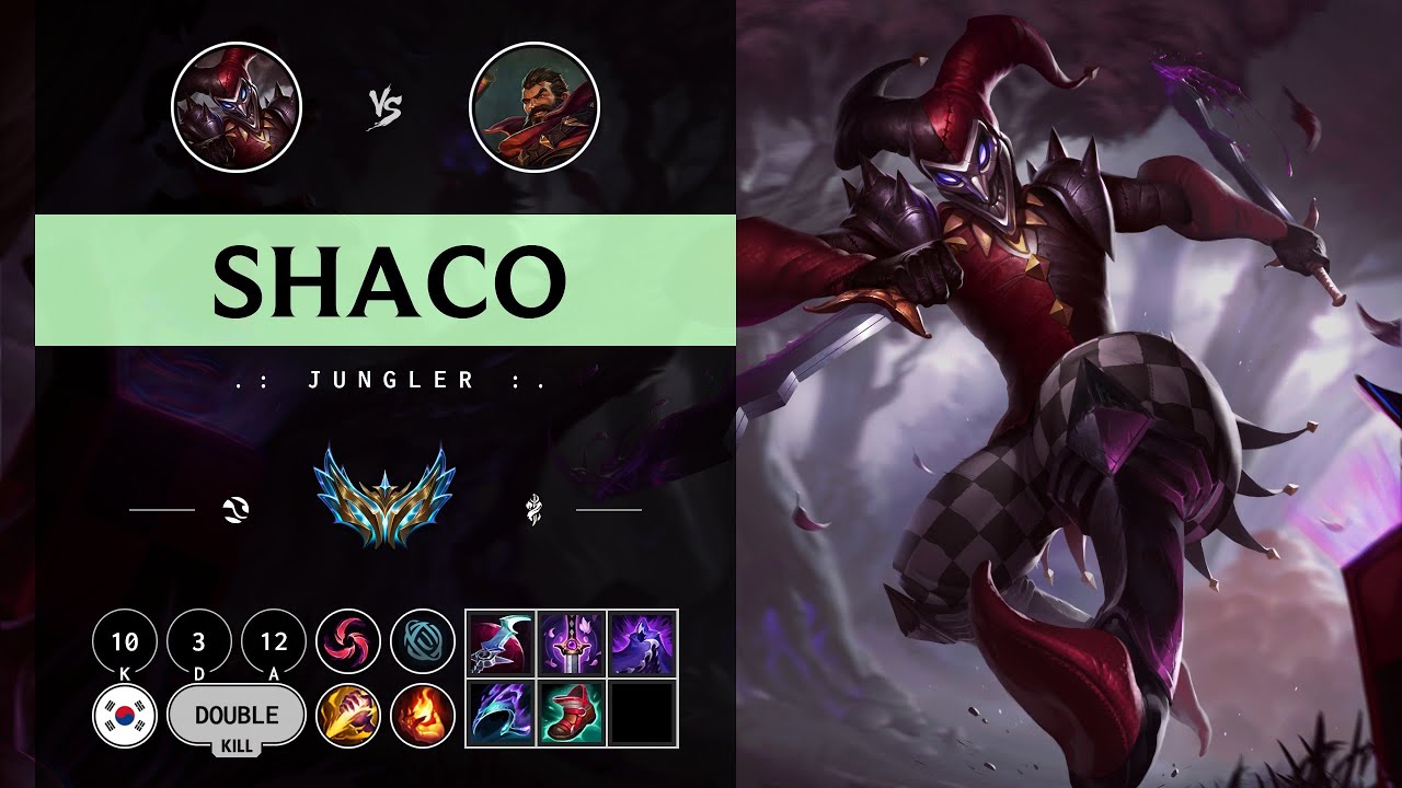 Shaco Jungle vs Graves - KR Challenger Patch 14.9