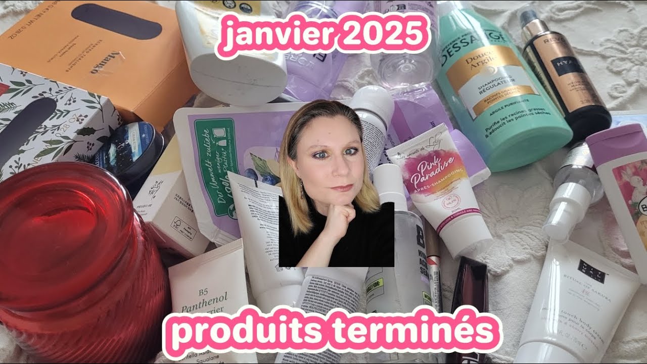 #produitstermines #empties #janvier2025 ( skincare, makeup, haircare,  bodycare,,candle...)