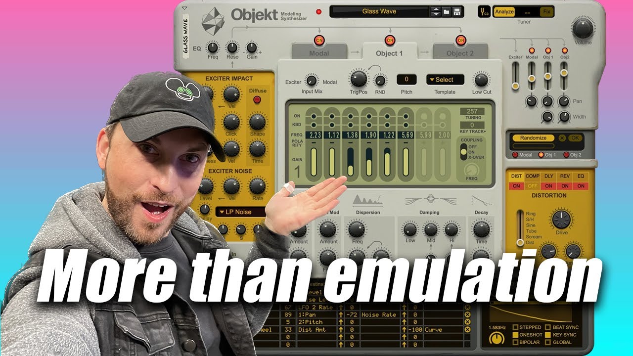 Reason's Objekt - Next Level Physical Modelling Synth!!