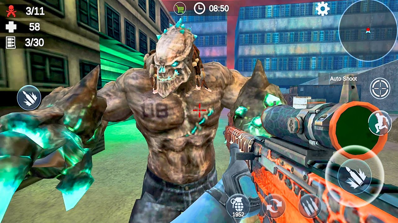 Zombie 3D Gun Shooter - Fun Free FPS Shooting Game, Virus Town 25-30! Android gameplay