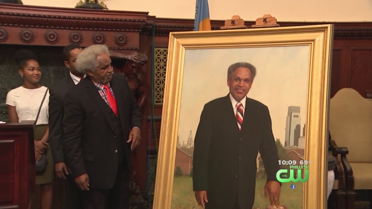 Former Mayor John Street Has Portrait Unveiled In City Hall