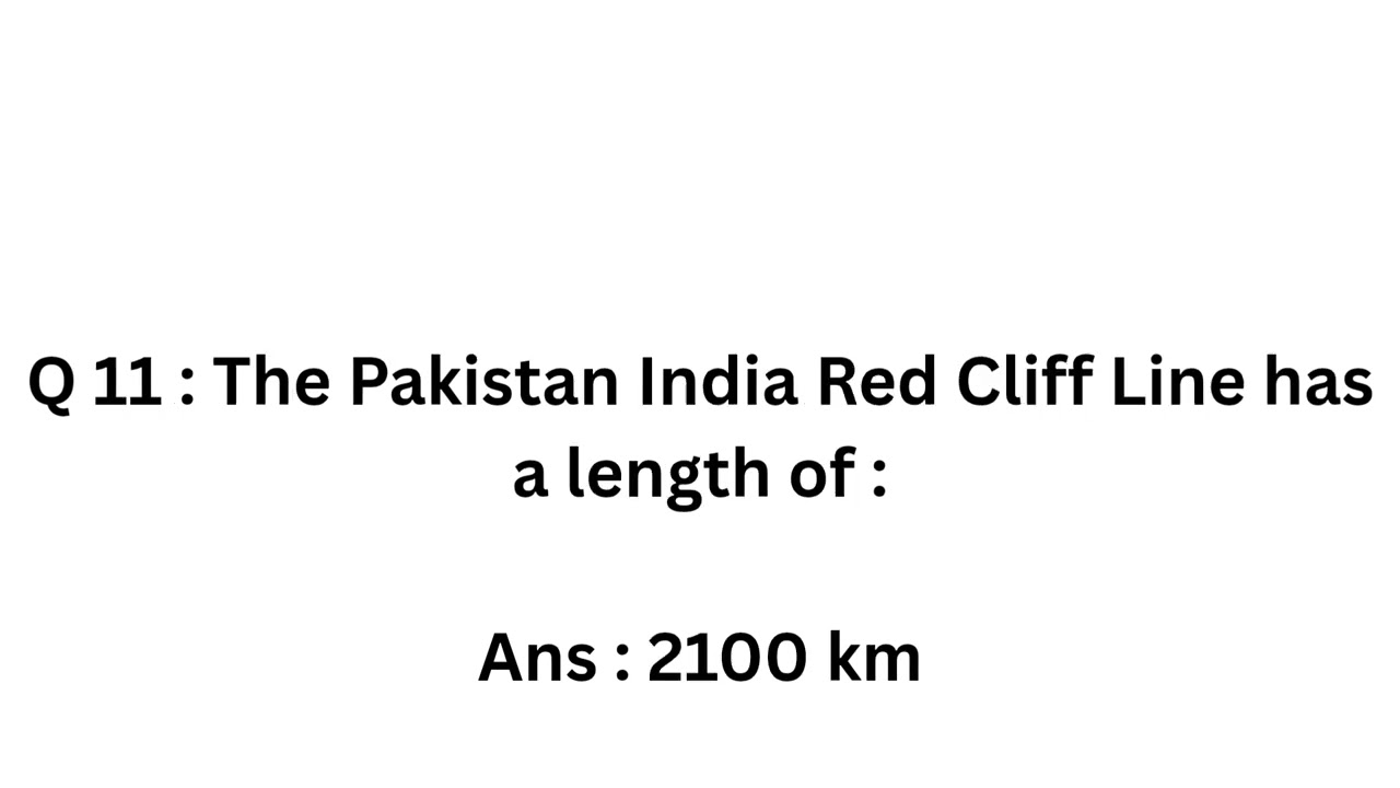 Border Agreements of Pakistan | Pak-India, Pak-Iran, Pak-Afghanistan, Pak-China | Pak Affairs MCQs