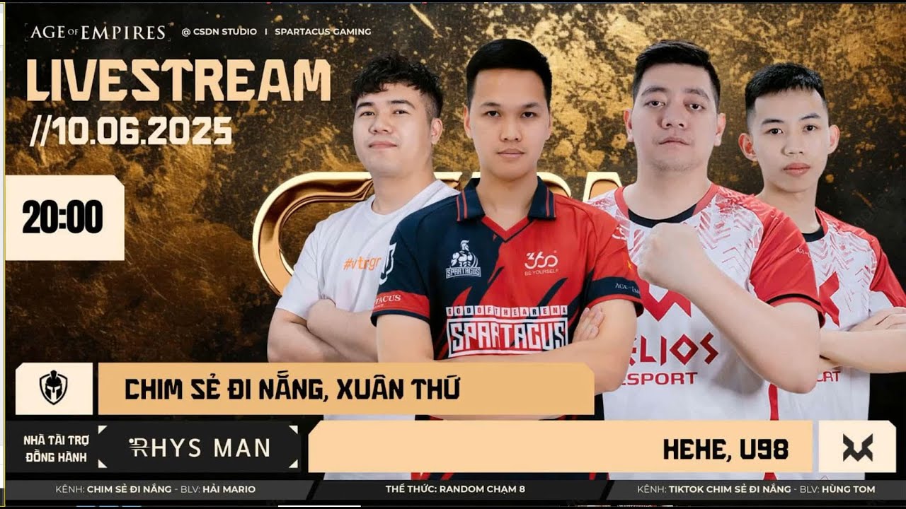 Chim Sẻ Đi Nắng - Xuân Thứ vs U98 - HeHe | 22 Random | Đế Chế Biz
