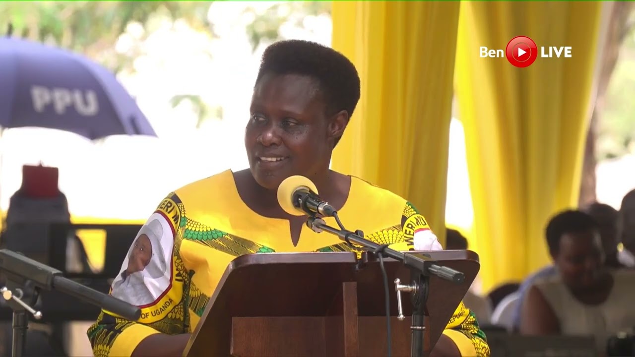 Vice President Major (Rtd) Jessica Alupo Rose Epel's speech to President Museveni after victory