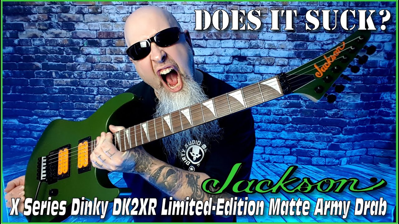 Электрогитара Jackson X Series Dinky DK2XR Limited Edition, матовый армейский оттенок