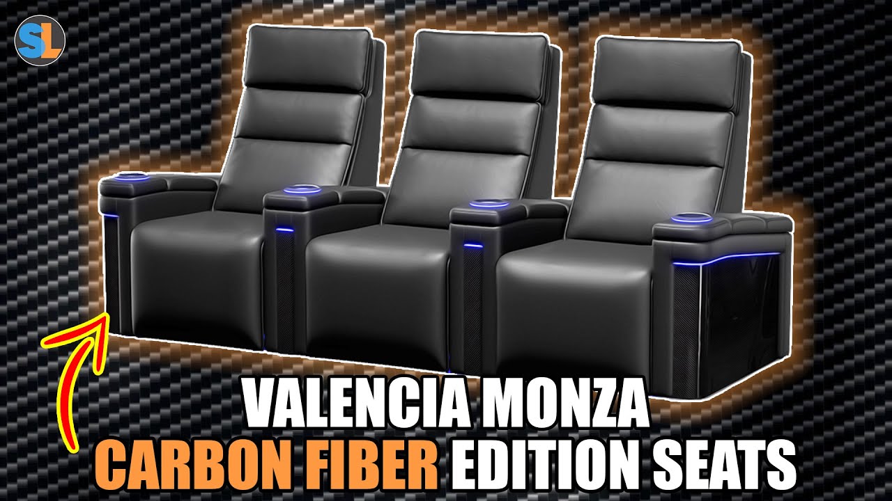 New Home Theater Seats! Valencia Monza Carbon Fiber Seating Review