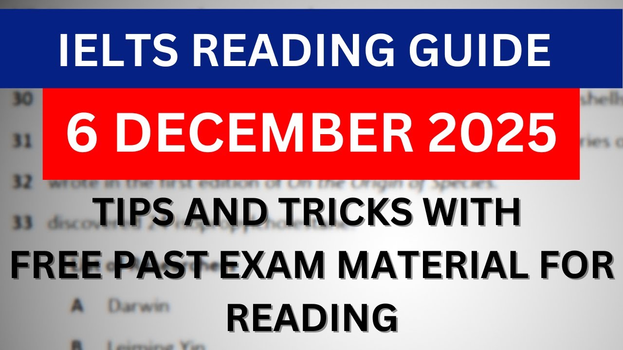 6 DECEMBER 2025 IELTS EXAM PREDICTION | DECEMBER IELTS EXAM | IELTS READING PREDICTION 6 DECEMBER