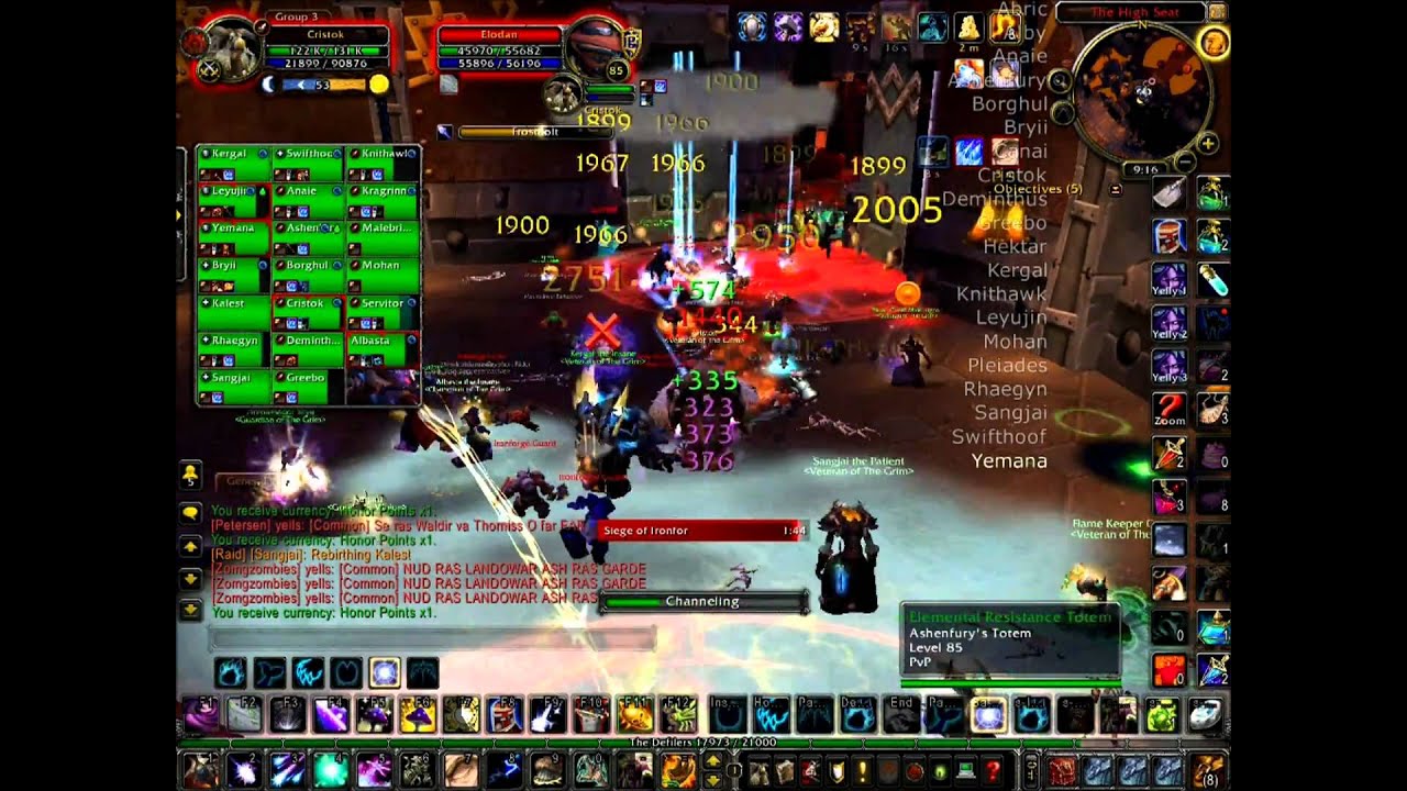Exodar and Ironforge Assault