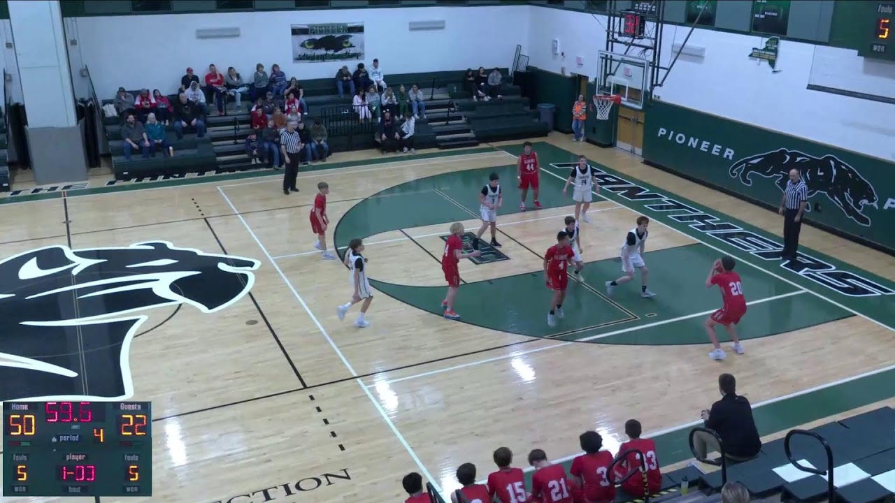 Pioneer Senior High  vs Salamanca High School Boys' JuniorVarsity Basketball