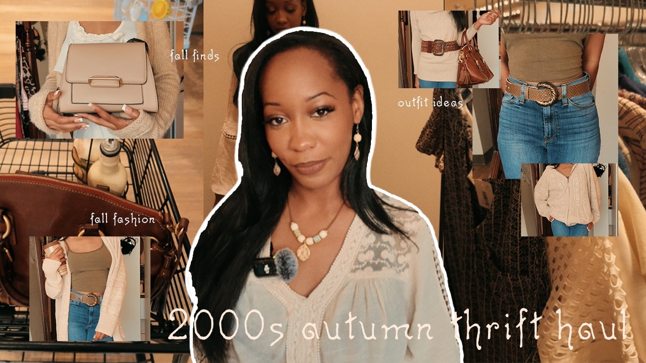autumn try on thrift haul | fashion, room decor, + fall outfit ideas