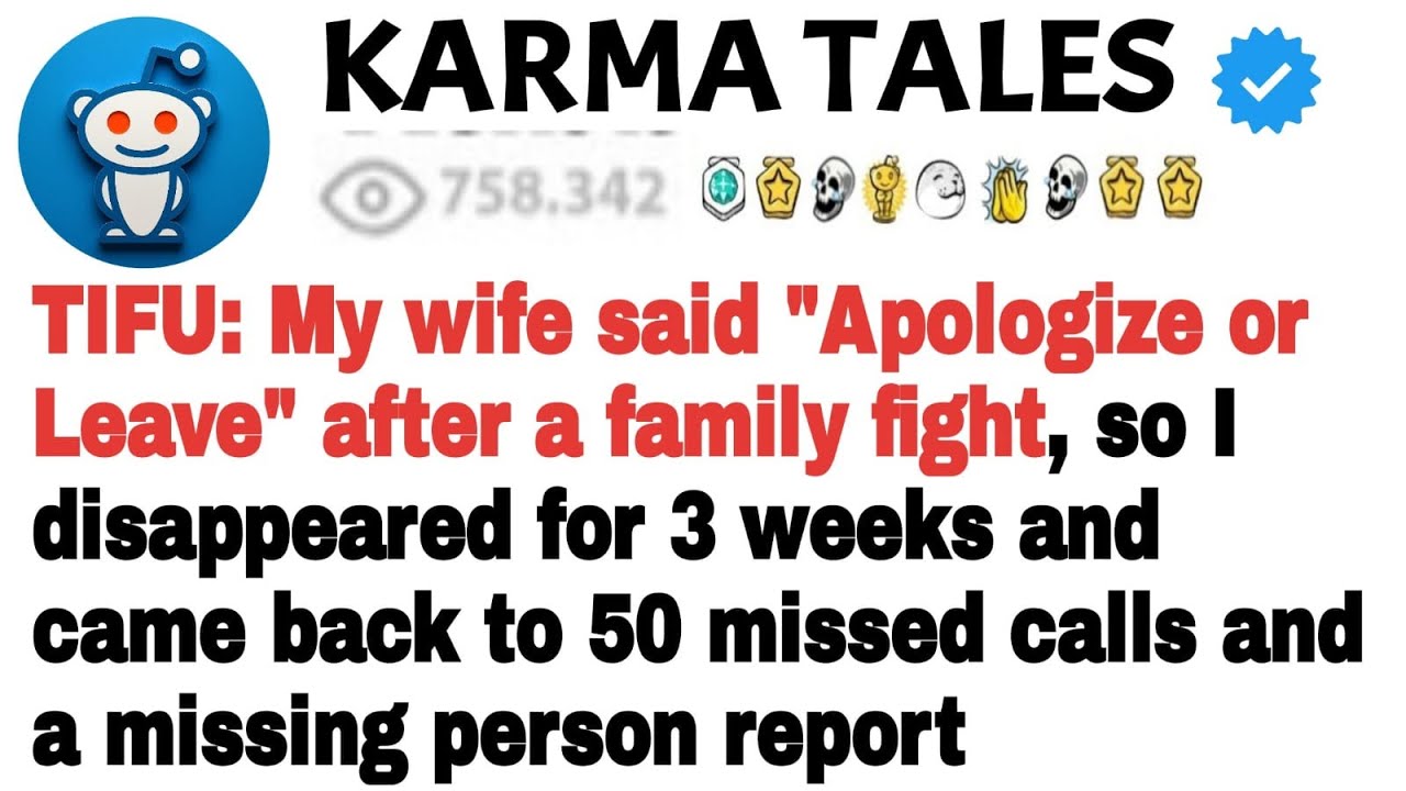 TIFU: My wife said 