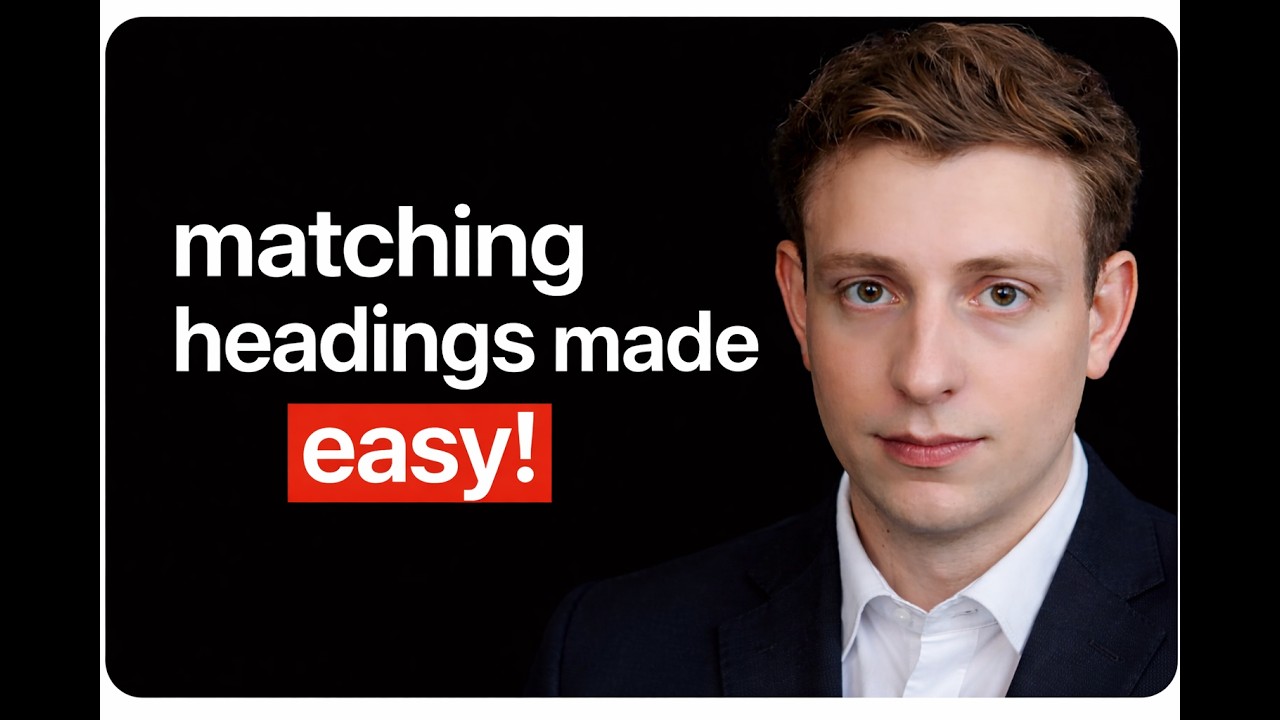 IELTS Matching Headings Secret Technique - LIVE LESSON.